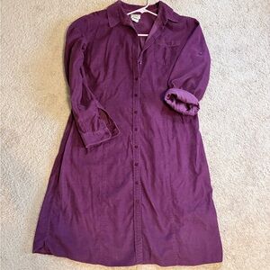 L.L. Bean Button Down Dress
